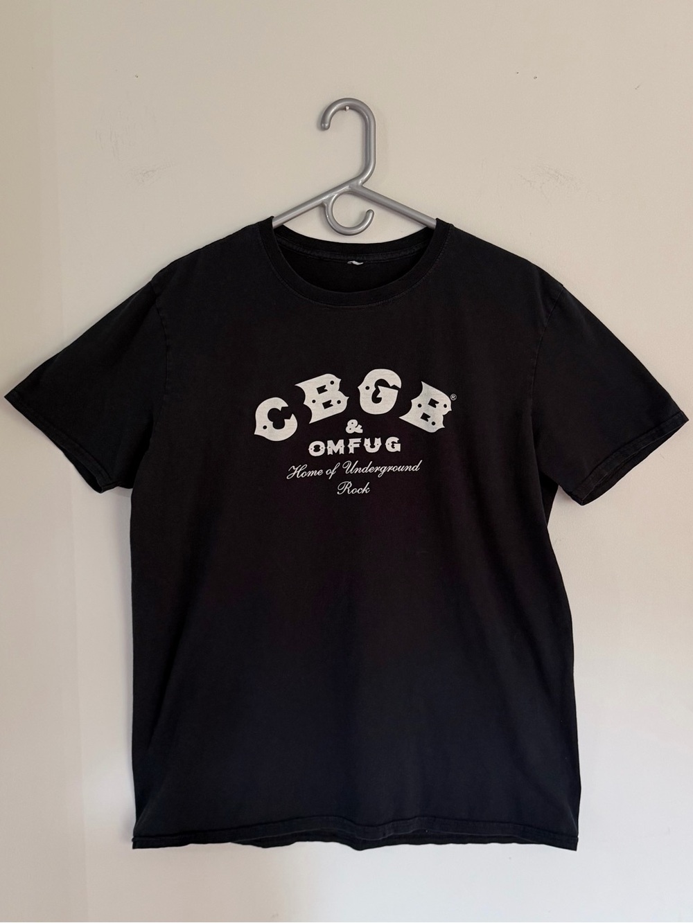 Vintage Y2K CBGB OMFUG Rock Black Unisex T-shirt L Large